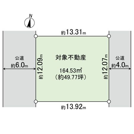 郡五丁目 土地 区画図