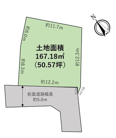 北春日丘一丁目 土地 区画図 北春日丘一丁目 土地 区画図