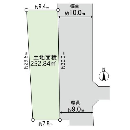 下中条町 土地 区画図 下中条町 土地 区画図