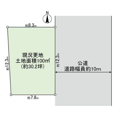 下中条町 土地 区画図 下中条町 土地 区画図