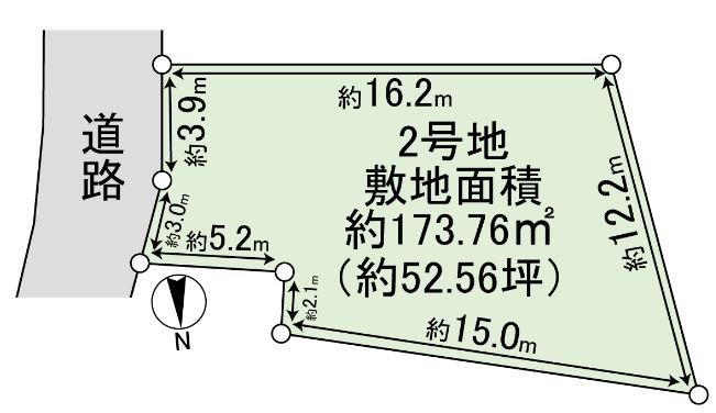 北春日丘三丁目(2号地) 土地 区画図 北春日丘三丁目(2号地) 土地 区画図