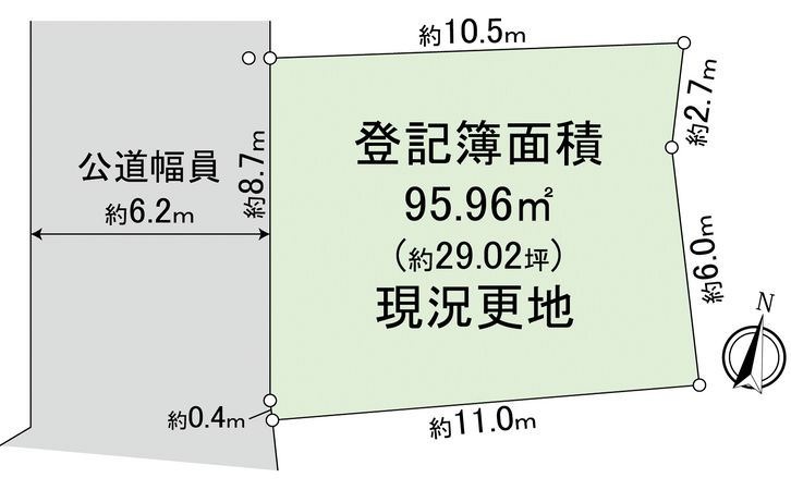 郡三丁目 土地 区画図