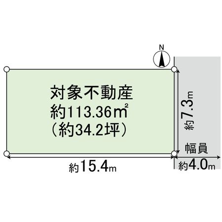 大住町(A号地) 土地 区画図 大住町(A号地) 土地 区画図