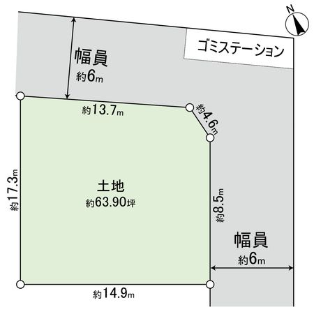 南春日丘三丁目 土地 区画図 南春日丘三丁目 土地 区画図