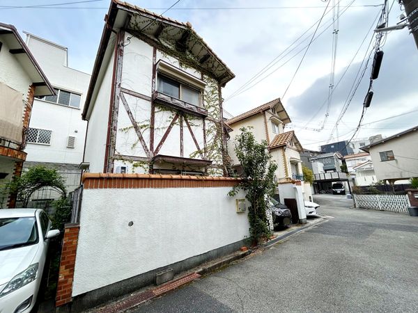 箕面市半町四丁目 土地 前面道路含む外観 箕面市半町四丁目 土地 前面道路含む外観
