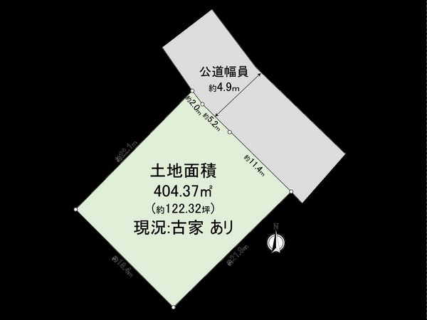 北春日丘四丁目 土地 区画図 北春日丘四丁目 土地 区画図