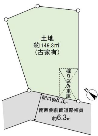 下穂積三丁目 土地 土地写真
