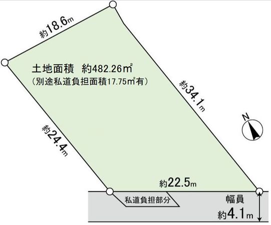 南春日丘一丁目 土地 区画図 南春日丘一丁目 土地 区画図