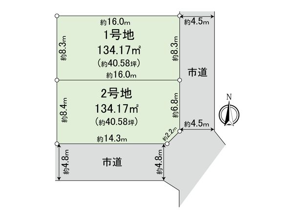 桑田町(2号地) 区画図 桑田町(2号地) 区画図