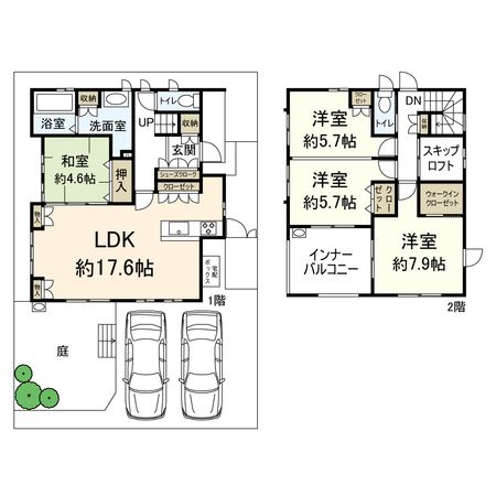 彩都やまぶき三丁目 戸建 間取図(平面図) 彩都やまぶき三丁目 戸建 間取図(平面図)