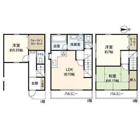 鮎川一丁目 戸建 間取図(平面図) 鮎川一丁目 戸建 間取図(平面図)