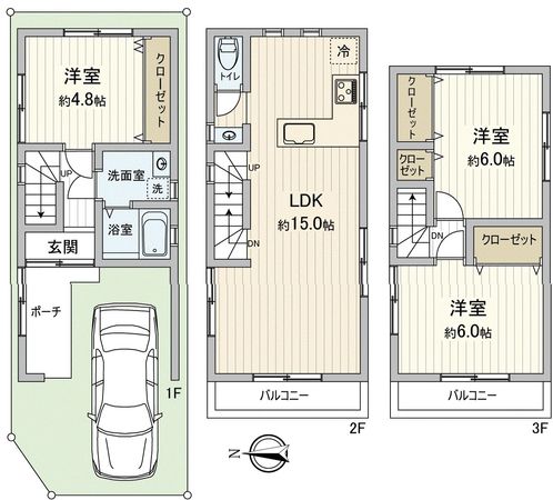 真砂一丁目 戸建 間取図(平面図) 真砂一丁目 戸建 間取図(平面図)