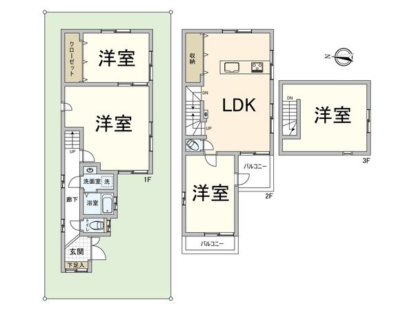 茨木市水尾四丁目 間取図(平面図)