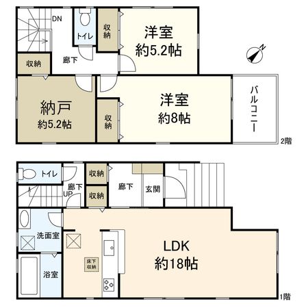 郡三丁目 新築戸建 間取図(平面図)