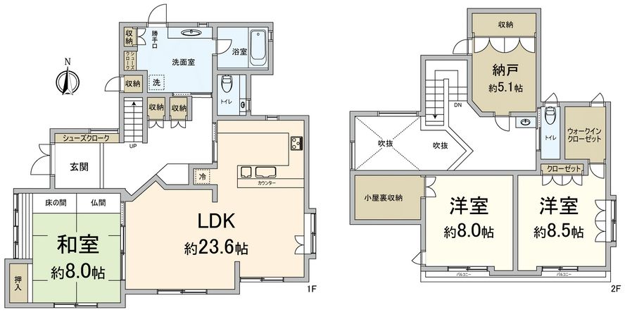 並木町 戸建 間取図(平面図) 並木町 戸建 間取図(平面図)