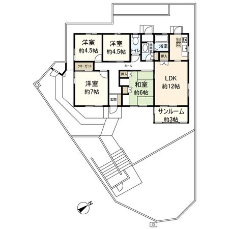 北春日丘三丁目 戸建 間取図(平面図) 北春日丘三丁目 戸建 間取図(平面図)