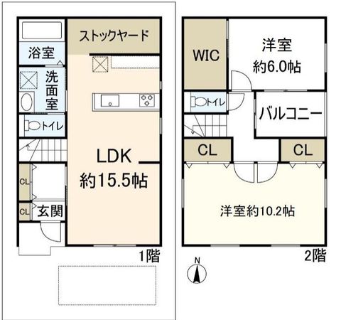 耳原一丁目 新築戸建 間取図(平面図) 耳原一丁目 新築戸建 間取図(平面図)