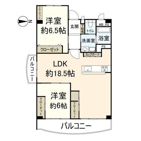 南茨木駅前ハイタウン I棟 間取図(平面図) 南茨木駅前ハイタウン I棟 間取図(平面図)