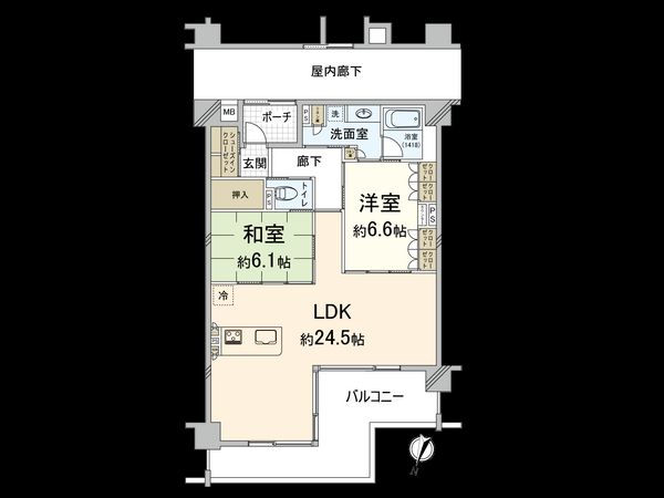 エクスモンド有馬 間取図(平面図) 間取図(平面図)