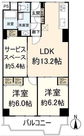 メガロコープ茨木 間取図(平面図) メガロコープ茨木 間取図(平面図)
