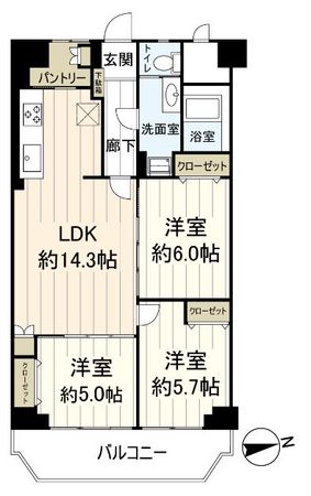 間取図(平面図)