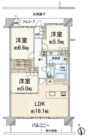 間取図(平面図)