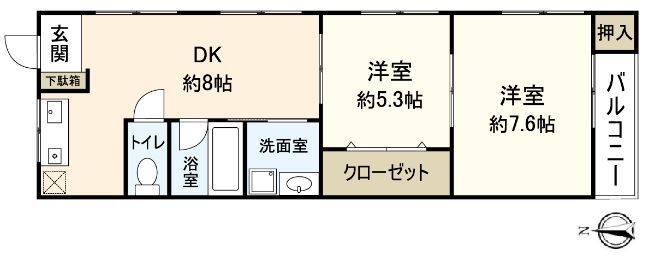 ラフィーネ 間取図(平面図) ラフィーネ 間取図(平面図)