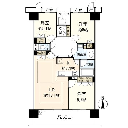 間取図(平面図)
