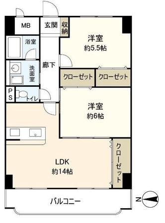シャンボール茨木 間取図(平面図) 間取図(平面図)