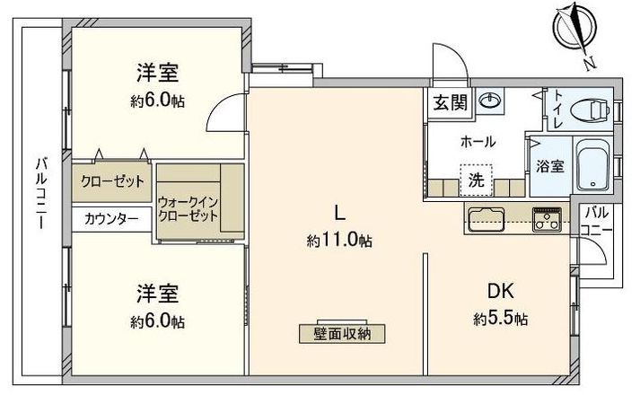 千里山田A団地 A8棟 間取図(平面図) 千里山田A団地 A8棟 間取図(平面図)
