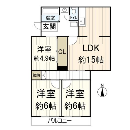 平田住宅 13棟 間取図(平面図) 間取図(平面図)