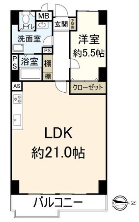 茨木グランドハイツ 間取図(平面図) 茨木グランドハイツ 間取図(平面図)