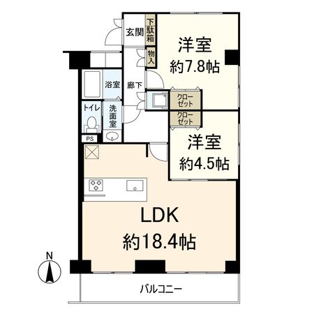 グリーンタウン茨木 6番館 間取図(平面図) 間取図(平面図)