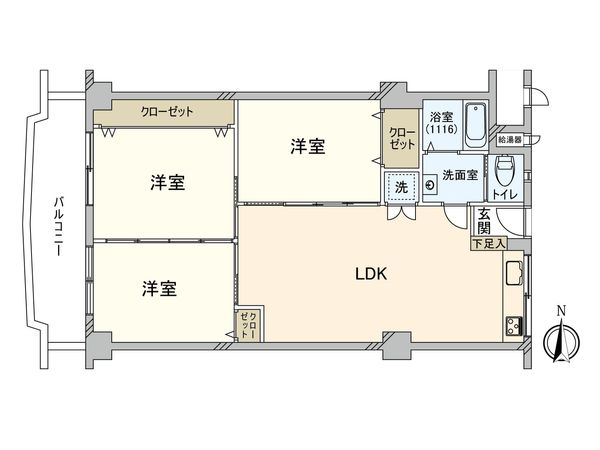 メガロコープ茨木Ⅱ 間取図(平面図) メガロコープ茨木Ⅱ 間取図(平面図)