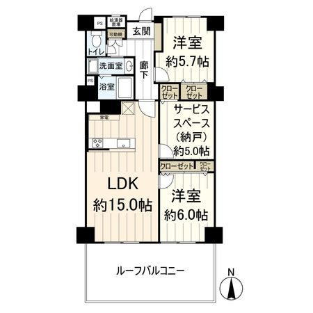 茨木グランドハイツ 間取図(平面図) 茨木グランドハイツ 間取図(平面図)