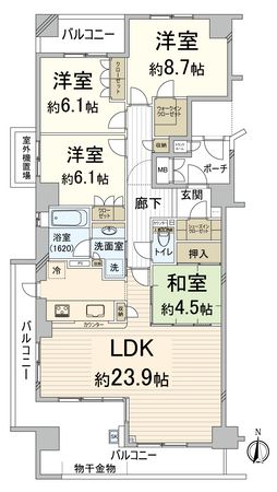 ジオ彩都みなみ坂 4番館 間取図(平面図) ジオ彩都みなみ坂 4番館 間取図(平面図)