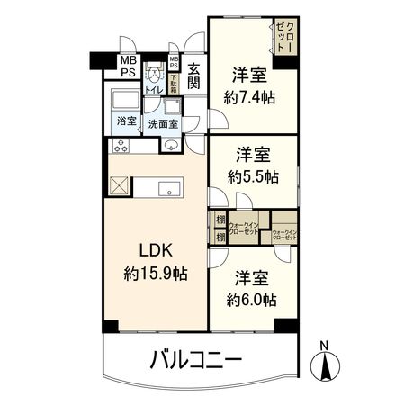 南茨木駅前ハイタウン A棟 間取図(平面図) 南茨木駅前ハイタウン A棟 間取図(平面図)