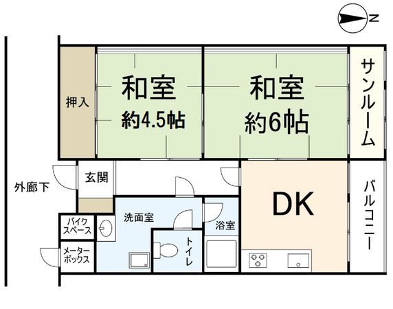 ホワイトハウス穂積 間取図(平面図)