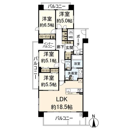 ア・デイ彩都 ガーデンレジデンス 間取図(平面図)