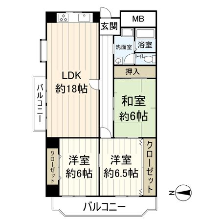 ローレルハイツ茨木 1号棟 間取図(平面図) ローレルハイツ茨木 1号棟 間取図(平面図)