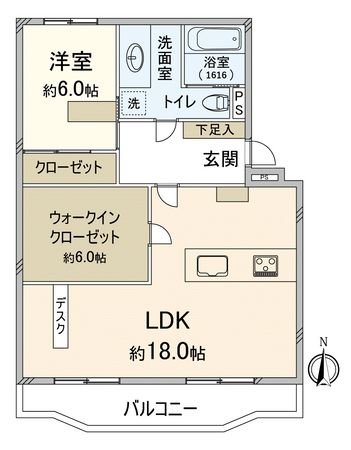 ハイム富田北棟 間取図(平面図) ハイム富田北棟 間取図(平面図)