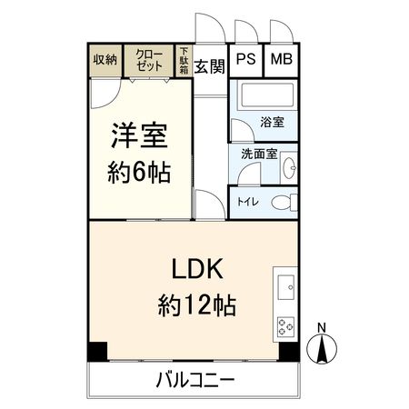 第3マンション南茨木 間取図(平面図) 第3マンション南茨木 間取図(平面図)