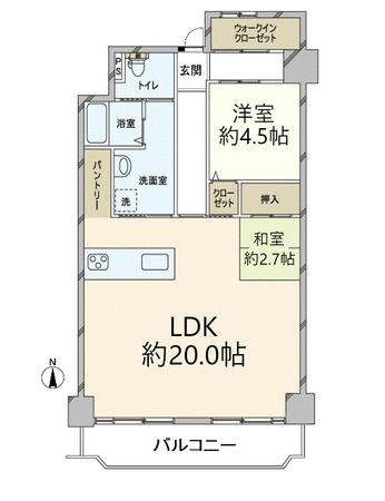 阪急東奈良高層住宅 F棟 間取図(平面図) 阪急東奈良高層住宅 F棟 間取図(平面図)