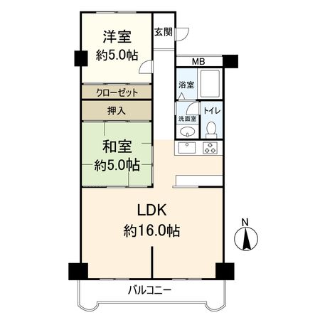 グリーンタウン茨木 10番館 間取図(平面図) グリーンタウン茨木 10番館 間取図(平面図)