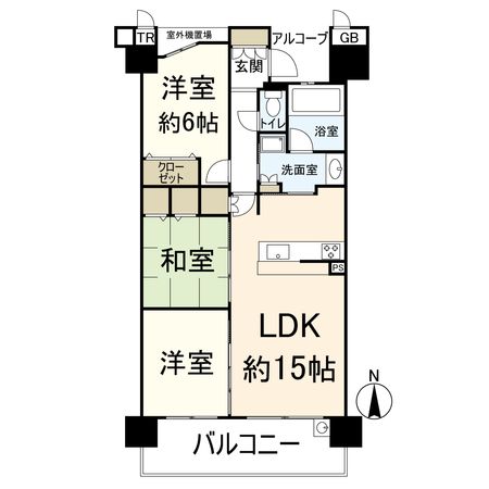 アップルガーデン茨木 間取図(平面図) アップルガーデン茨木 間取図(平面図)