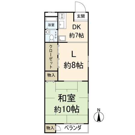 三和第6マンション 間取図(平面図) 三和第6マンション 間取図(平面図)