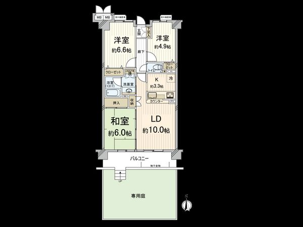 ブロド茨木大池 間取図(平面図) ブロド茨木大池 間取図(平面図)
