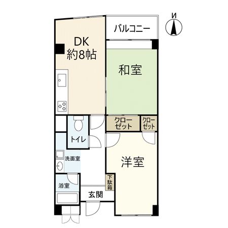 メゾン茨木西駅前 間取図(平面図) メゾン茨木西駅前 間取図(平面図)