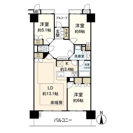 間取図(平面図)