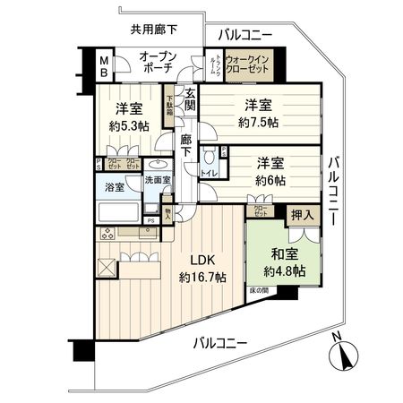ネバーランド茨木 間取図(平面図) 間取図(平面図)